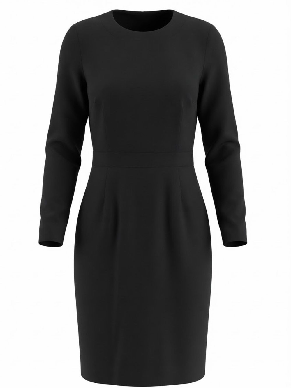 Givenchy Grey Three Quarter Sleeve Midi Sheath Dress-NWOT M